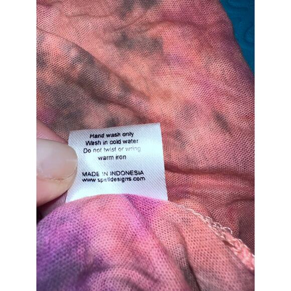 RARE SPELL DESIGNS & THE GYPSY COLLECTIVE HANALEI TIE DYE COWRIE SHELL TANK - Picture 10 of 16